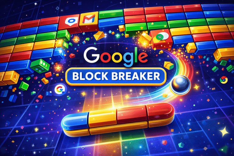 Google Block Breaker
