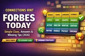 Connections Hint Forbes Today: Daily NYT Connections Answers & Clue